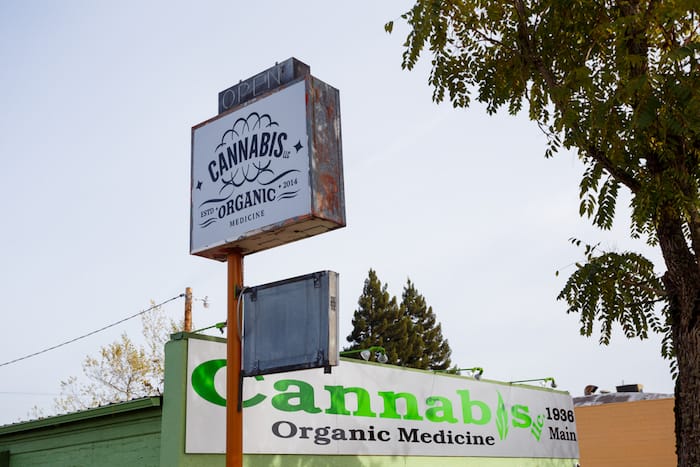 A marijuana dispensary in Oregon