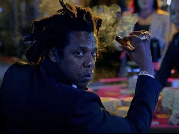 Jay-Z in the "Sorry Not Sorry" music video